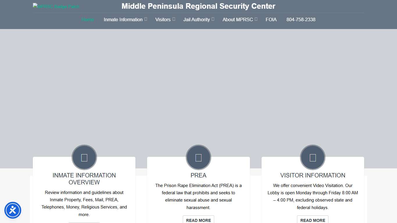 MPRSC – Middle Peninsula Regional Security Center